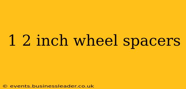 1 2 inch wheel spacers