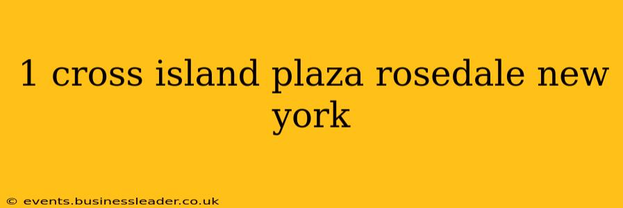 1 cross island plaza rosedale new york