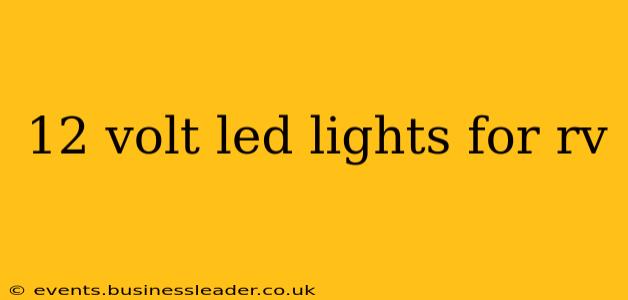 12 volt led lights for rv