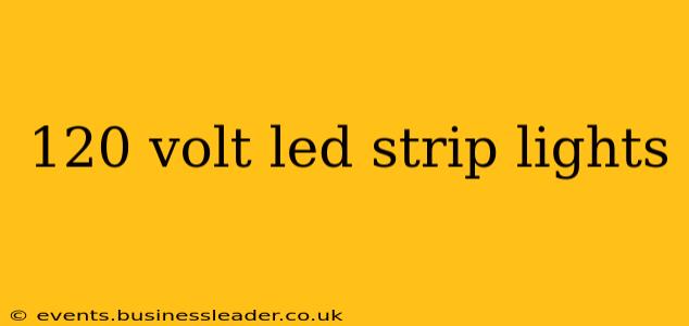 120 volt led strip lights