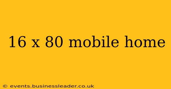 16 x 80 mobile home