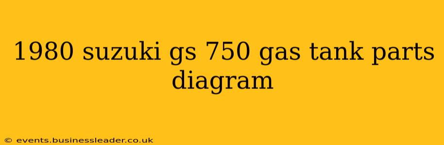 1980 suzuki gs 750 gas tank parts diagram