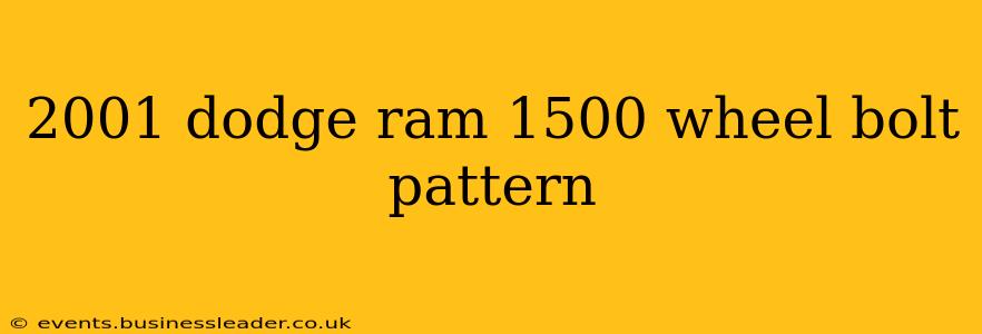 2001 dodge ram 1500 wheel bolt pattern