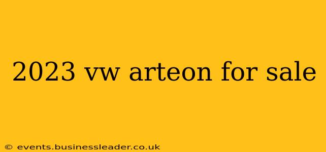 2023 vw arteon for sale