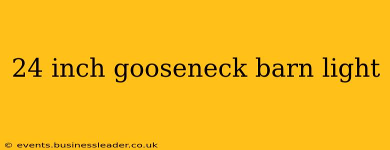 24 inch gooseneck barn light