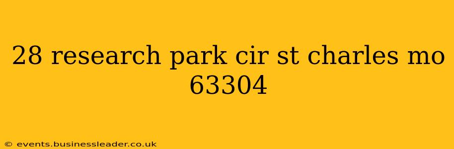 28 research park cir st charles mo 63304