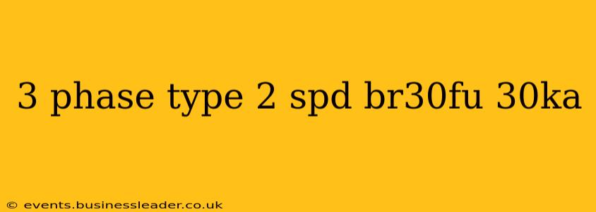3 phase type 2 spd br30fu 30ka