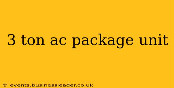 3 ton ac package unit