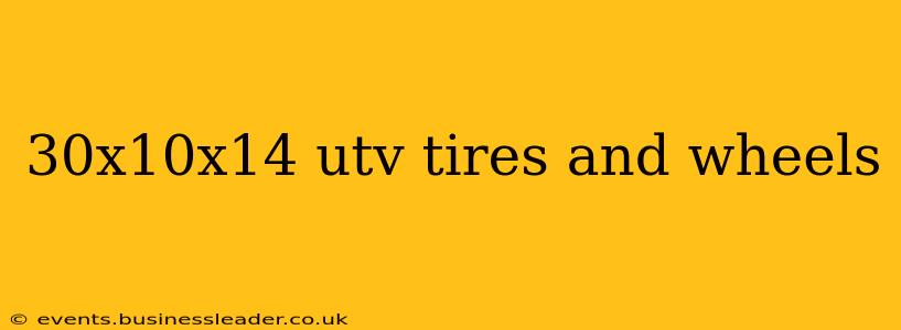 30x10x14 utv tires and wheels