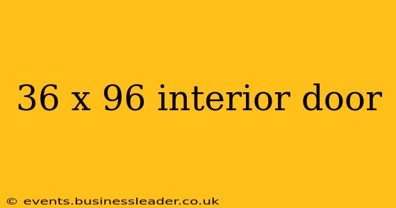 36 x 96 interior door