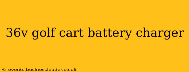 36v golf cart battery charger