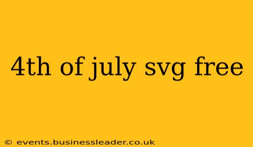 4th of july svg free