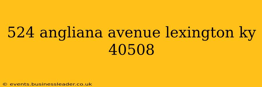 524 angliana avenue lexington ky 40508