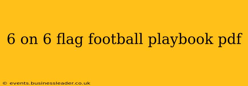 6 on 6 flag football playbook pdf
