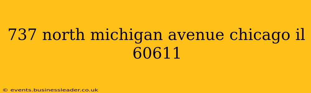 737 north michigan avenue chicago il 60611