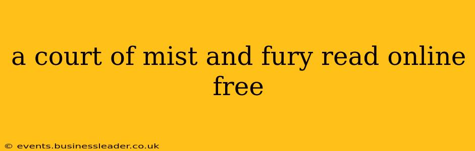 a court of mist and fury read online free