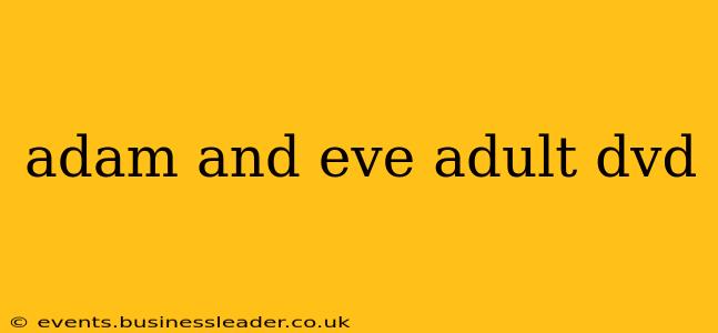 adam and eve adult dvd