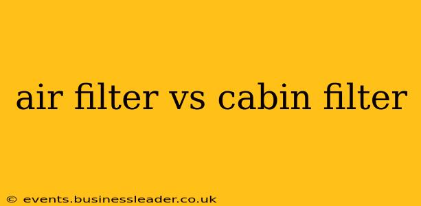air filter vs cabin filter