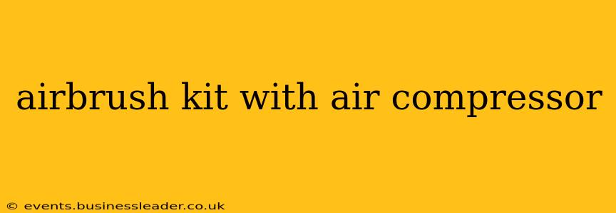 airbrush kit with air compressor