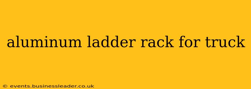 aluminum ladder rack for truck