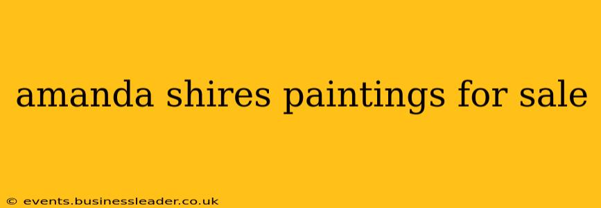 amanda shires paintings for sale