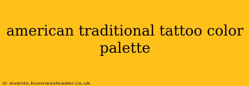 american traditional tattoo color palette