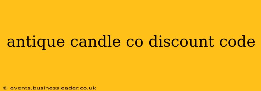 antique candle co discount code