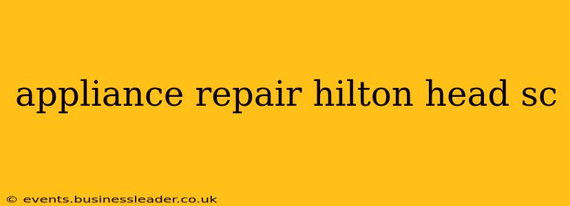 appliance repair hilton head sc