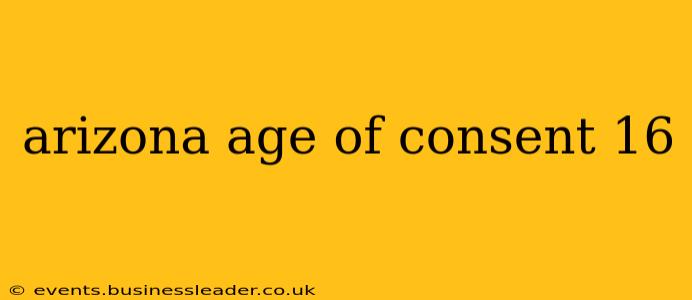 arizona age of consent 16