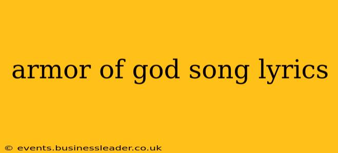 armor of god song lyrics