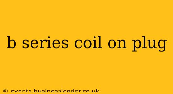 b series coil on plug