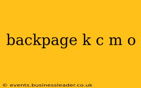 backpage k c m o