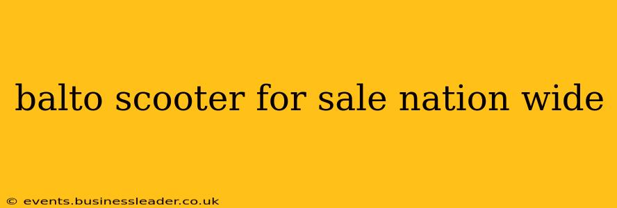 balto scooter for sale nation wide