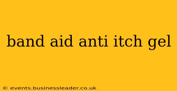 band aid anti itch gel
