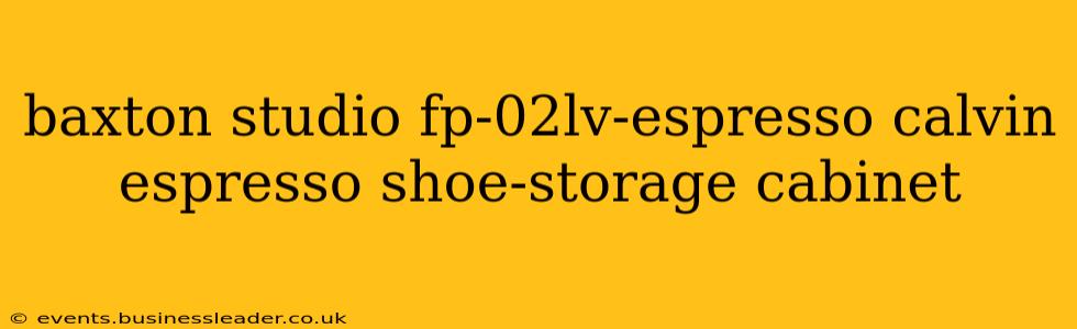 baxton studio fp-02lv-espresso calvin espresso shoe-storage cabinet