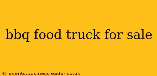 bbq food truck for sale