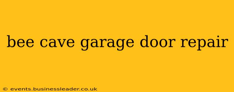 bee cave garage door repair