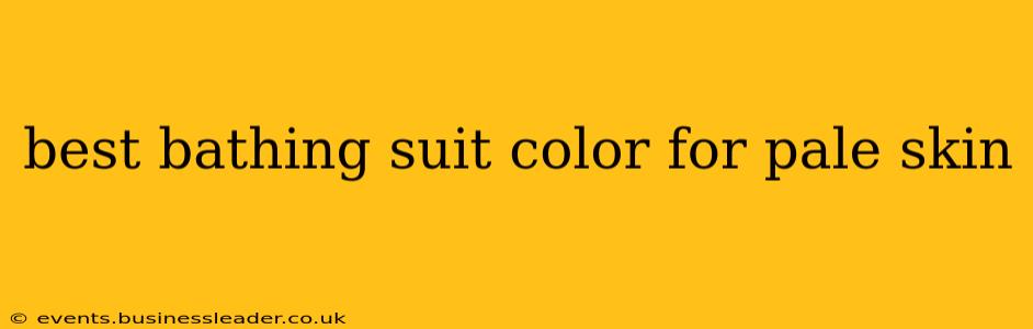 best bathing suit color for pale skin