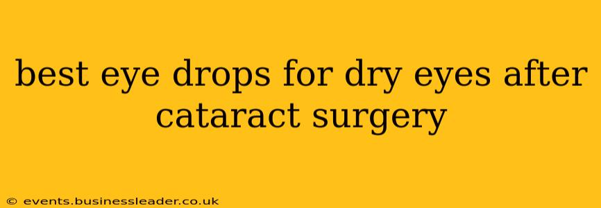best eye drops for dry eyes after cataract surgery