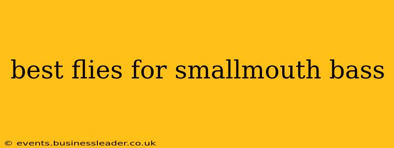 best flies for smallmouth bass