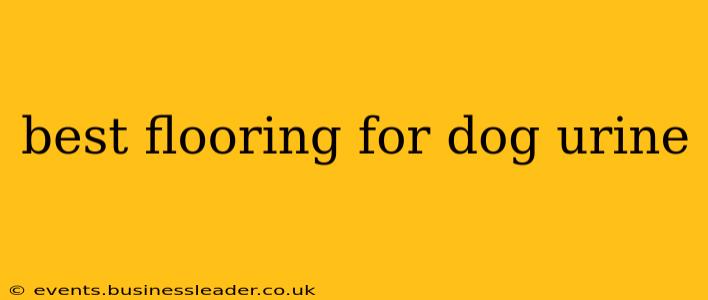 best flooring for dog urine