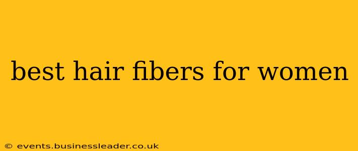 best hair fibers for women