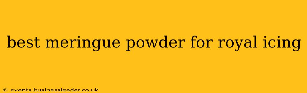 best meringue powder for royal icing