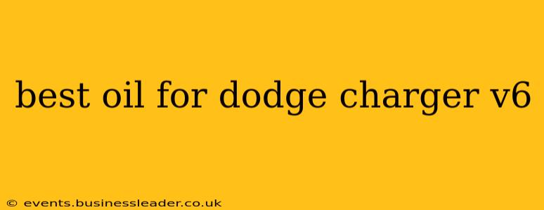 best oil for dodge charger v6