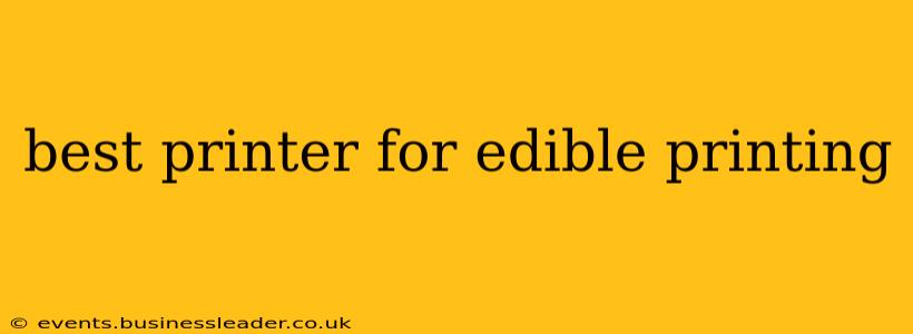best printer for edible printing