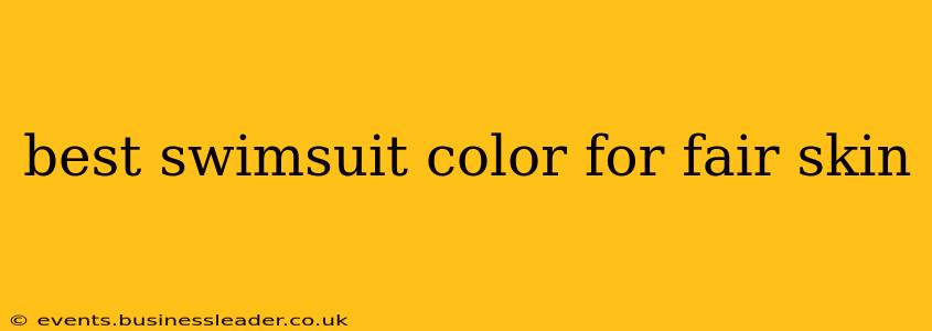 best swimsuit color for fair skin