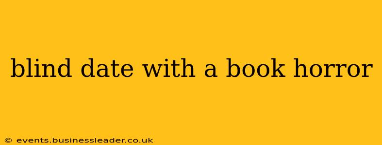 blind date with a book horror