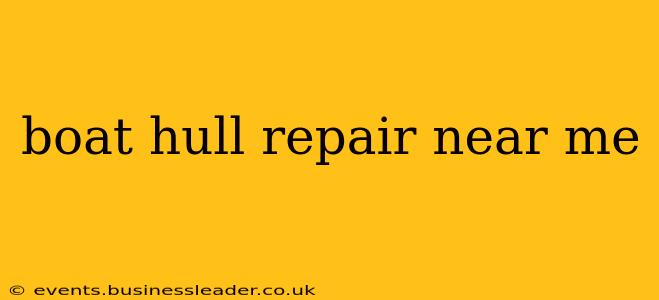 boat hull repair near me