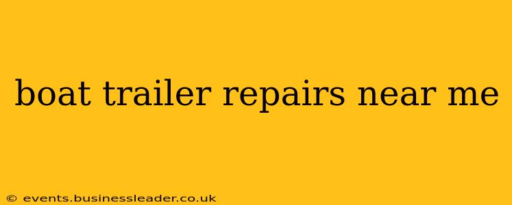 boat trailer repairs near me