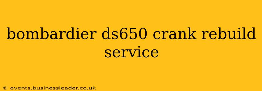 bombardier ds650 crank rebuild service